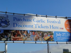 2012 Gilroy Garlic Festival July 27, 28,29th