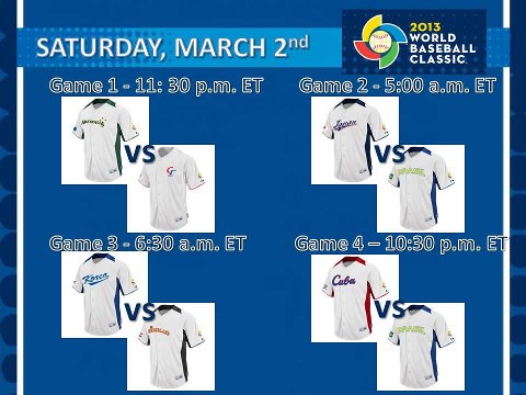 world baseball classic march 2 logo